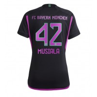 Bayern Munich Jamal Musiala #42 Vonkajší Ženy futbalový dres 2023-24 Krátky Rukáv
